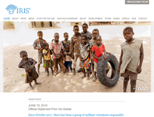 Tablet Screenshot of irisglobal.org